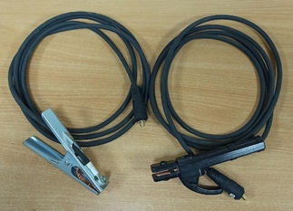 Комплект кабелей к аппаратам MMA до 200А (ЭД, клемма, вставки, кабель 3м+3м)