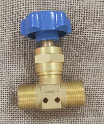 Клапан запорный К-1409-250 G3/4 синий маховик   Россия Клапан запорный К-1409-250 G3/4 синий маховик   Россия