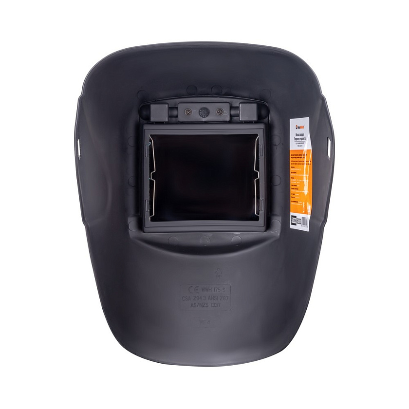 маска сварщика ГЛАДИАТОР "черная" с откидным стеклом