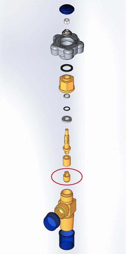 Клапан вентиля ВК-94 (элемент запорный ВК)