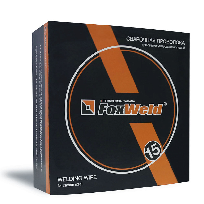 СВ.08Г2С (ER70S-6) полированная Ø=1,2ММ, D300, 15 КГ (РОССИЯ) FOXWELD