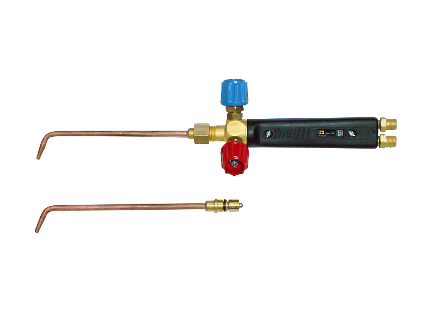 Горелка ацетиленовая Г2А цельнотянутые наконечники (1,2) Джет